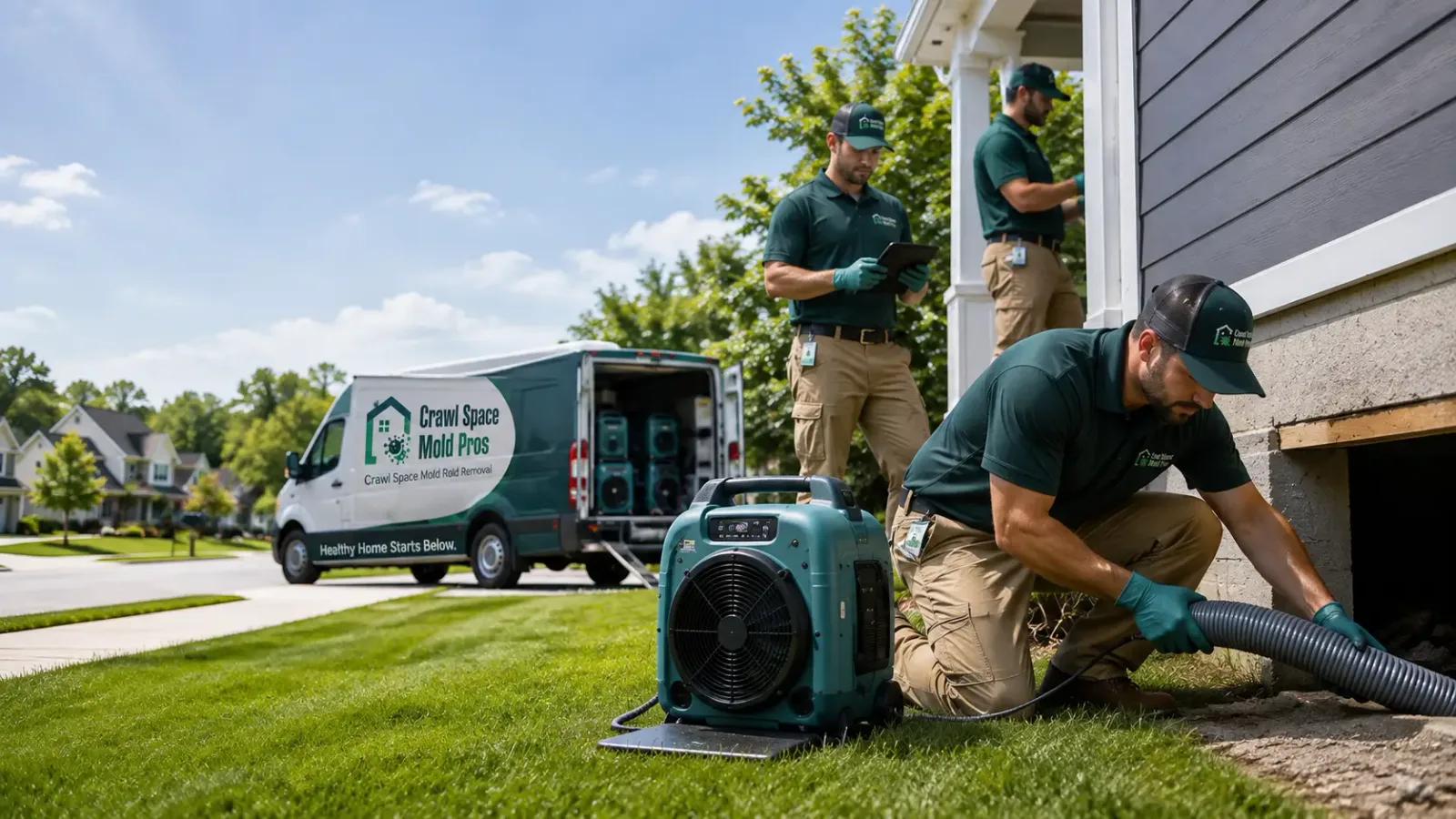 Crawl Space Mold Removal in Riverdale, ND
